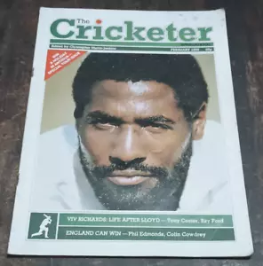 THE CRICKETER MAGAZIN INTERNATIONAL FEBRUAR 1986 VIV RICHARD NACH LLOYD, ENGLAND - Bild 1 von 9