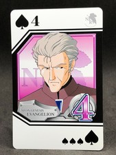 Kozo Fuyutsuki Neon Genesis Evangelion Second Impact Playing Card Japan Spade