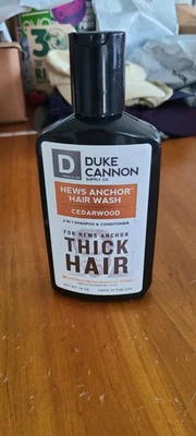 Duke Cannon Thick Hair 2 in 1 Shampoo & Conditioner Cedarwood 10 fl oz / 295 mL - Image 1 of 2