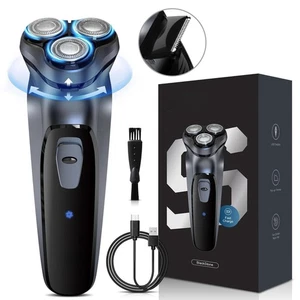 Herren Elektrorasierer Pop-Up Trimmer Rotationsrasierer Bartrasur Wiederaufladbar - Bild 1 von 23