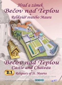 Kartonmodell Schloss und Burg Bečov nad Teplou 1:300 Z-Art - Picture 1 of 8