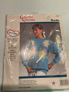 Bucilla Gallery of Stitches Put-ons #32589 Floral appliques - Picture 1 of 3