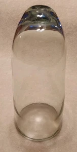 Vintage handblon Glaskuppel Cloche ~ Blasen strukturiert ~ 13" hoch x 5-1/4" Durchmesser - Bild 1 von 11