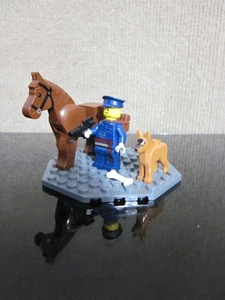 Lego Captain J. Fuller Minifigure The Lone Range Corpo Cavallo Cavalleria e Cane - Foto 1 di 19