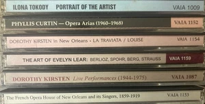 Bulk lot of Classical CDs (VOCAL Historical Recordings VAI Label As Pictured F21 - Foto 1 di 2