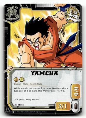 Dragon Ball Z CCG - Yamcha WA-052 - Bandai The Awakening DBZ - Image 1 of 2