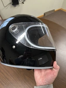 Biltwell Gringo S Black Motorcycle Helmet - Picture 1 of 18