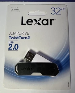 Unidad Flash USB 2.0 Lexar JumpDrive TwistTurn2 32 GB - NUEVA - Imagen 1 de 3