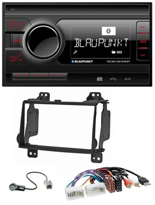 Blaupunkt MP3 Bluetooth DAB 2DIN SD USB Autoradio für Hyundai H1 08-15 Aux-Eing. - Bild 1 von 4