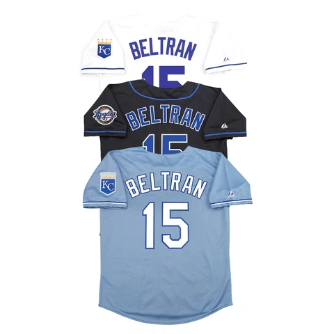 Carlos Beltran Kansas City Royals Home/Road/Alternate Men's Jersey w/ Patch Cover