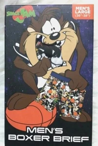SPACE JAM BOXERS ROPA INTERIOR CALZONCILLOS HOMBRE GRANDES 36-38" LOONEY TUNES BALONCESTO  - Imagen 1 de 9