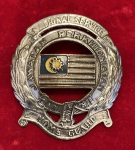 Scarce Federation of Malaya home guard/national service, badge, 1950–63 - Imagen 1 de 7