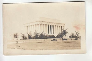 Abbott Real Photo Postcard Lincoln Memorial  Washington DC - Picture 1 of 1