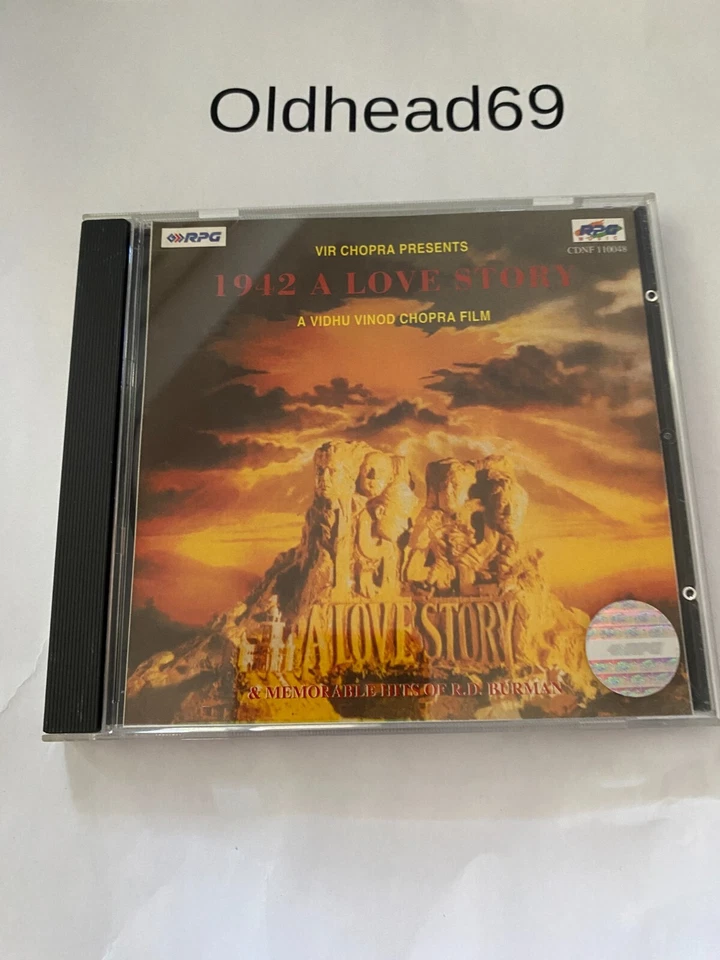 BOLLYWOOD HINDI CD - VIR CHOPRA - 1942 A LOVE STORY - EMI IMPORT ENGLAND MINT - Image 1 of 1