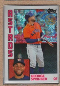 George Springer T84-13 2019 Topps 84 Silver Pack Chrome - Picture 1 of 2