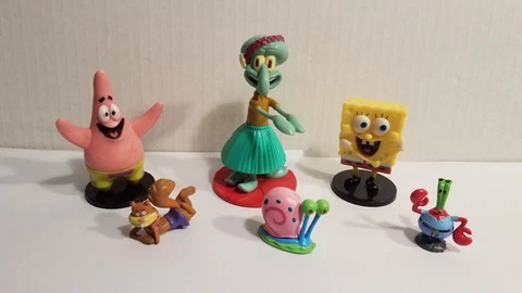 Spongebob Squarepants Figures Lot Cover