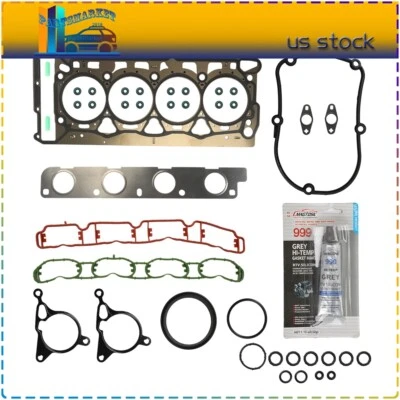 New Cylinder Head Gasket set kit fits 2009-2012 Volkswagen Eos 2.0L l4 GAS DOHC - Image 1 of 4