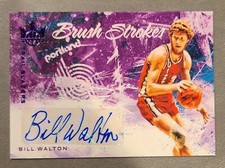 2021-22 Panini Court Kings Brush Strokes Bill Walton Auto 29/35 HOF! #br-bwt