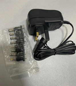 Switch Mode Power Supply 12V Energy Efficient UK 1000mA With 8 Adaptors New - Picture 1 of 3