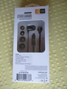 CASE LOGIC AURICOLARI STEREO NERI SENZA GROVIGLI - Foto 1 di 2