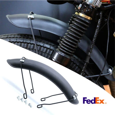 Matte Black Motorcycle Front Wheel Fender Metal Mudguard Guard Protection Metal - Imagem 1 de 4