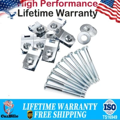 KIT DE HERRAJES DE MONTAJE DE CAMA DE CAMIÓN PERNOS PARA FORD SUPER DUTY F250 F350 F450 F550 EE. UU. Foto 1 de 4