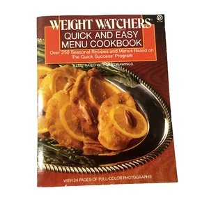 Quick and Easy Menu Cookbook by Weight Watchers Staff 1989 Paperback - Bild 1 von 3