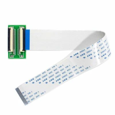 40Pin To 40Pin ZIF 0.5mm Connector Adapter With Extension Flat Cable FFC Extend - Image 1 of 3