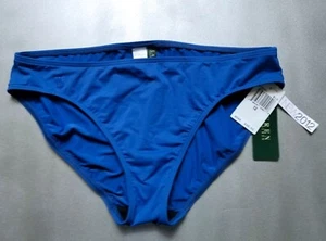 Lauren Ralph Lauren Womens Sexy Hipster Blue Bikini Bottom Sz:12 - Picture 1 of 3