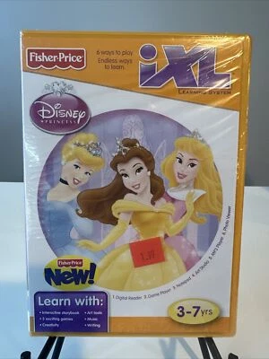 Fisher Price iXL Learning System Disney Princess Video Game Software/CD-ROM NEW - Image 1 of 2
