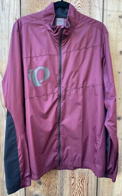 PEARL IZUMI MTD BARRIER CYCLING JACKET MENS XL BURGUNDY - Image 1 of 4