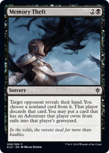 x1 Memory Theft - Throne of Eldraine - NM - MTG - Image 1 of 1