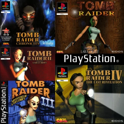 Lara Croft Tomb Raider PlayStation PS1 Retro Games - Choose Your Game - Image 1 of 4