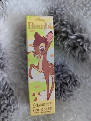 COLOURPOP Disney Bambi Collection Lux Gloss BAMBI Sheer Neutral Full Size NEW  - Image 1 of 3