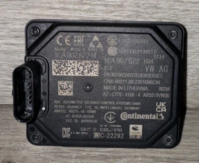 2021-2023 Volkswagen ID.4 Front Distance Radar Module W/Bracket OEM 1EA 907 572H - Image 1 of 4