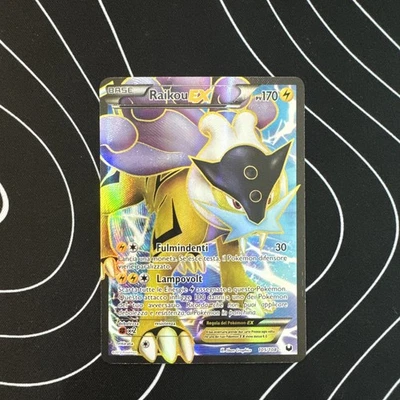 Pokémon TCG Raikou EX Full Art Ultra Rare Holo Card 105/108 - Italian - Image 1 of 2