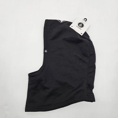 Volcom Boys Big Radar Hood Youth Size Large Black New Fleece Gaiter Balaclava - Image 1 of 4