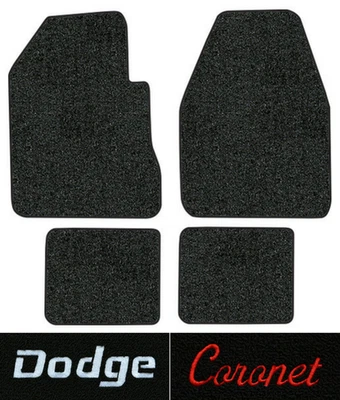 Alfombrillas Dodge Coronet 1966-1970 - 4 piezas - bucle | Se adapta a: 4 velocidades Foto 1 de 4