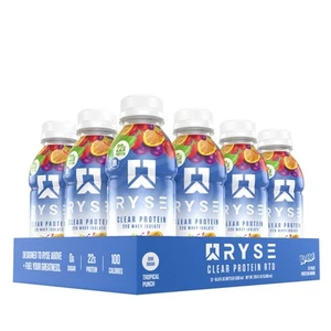 Clear Protein RTD - Kool-Aid Tropical Punch - 16.9 fl oz (12 Bottles) - Picture 1 of 2