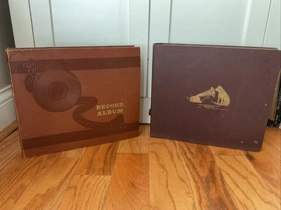 2 VTG 1912-1953 Shellac 78RPM Record Albums 10” Set Of 20-Read Titles-VG+ Tested - Image 1 of 4