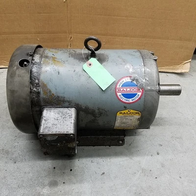 Baldor M3714T Spec- 37A01Z50, 10HP, 1725RPM Frame-215T Three Phase Motor - USED - Image 1 of 4