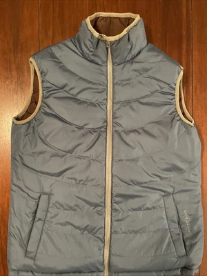 Black Diamond Women’s Down Puffer Vest Reversible Teal/Brown Size Medium - Image 1 of 4