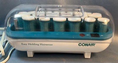 Conair HS31 prendedor de cabelo fácil de segurar 19 rolos quentes rolos sem clipes testado funciona - Imagem 1 de 4