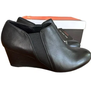 Vionic Elevated Stanton Damen-Stiefeletten Größe 9,5 schwarz Keilabsatz bequem - Bild 1 von 7