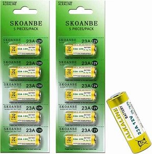 10PCS Batteria alcalina 23A L1028F LR23A A23S 23 Amp 12 Volt - Foto 1 di 12