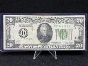 1928 Series Twenty Dollar Note $20 FR Bank of Cleveland Gold on Demand Z28 - Picture 1 of 2