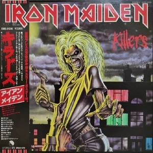 Iron Maiden Killers LP 1981 Japan Vinyl Limited EMI ‎EMS-91016 W/OBI POSTER - Picture 1 of 7