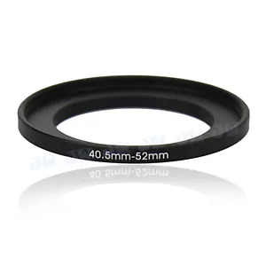 Anillo adaptador de metal escalonado de alta calidad de 40,5-52 mm / lente de 40,5 mm a accesorio de 52 mm - Imagen 1 de 3