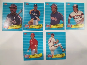1986 Fleer Future Hall of Famer mit Pete Rose, Nolan Ryan Komplettsatz - Bild 1 von 1