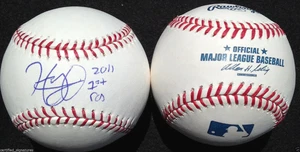 HENRY OWENS SIGNED BASEBALL OMLB 2011 1ST RD PICK INSCR BOSTON RED SOX PROOF J8 - Picture 1 of 3